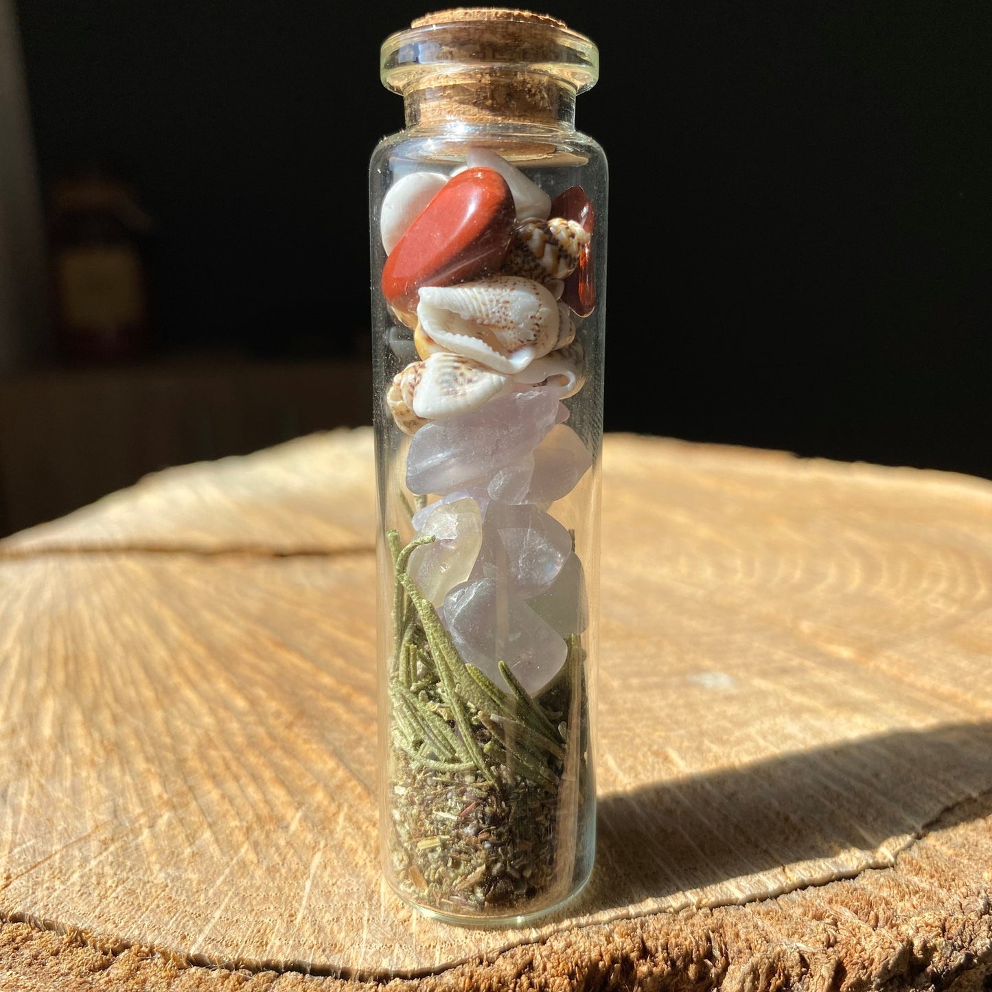 Magic vial - exams - natural stones - plants - kyvoitou π