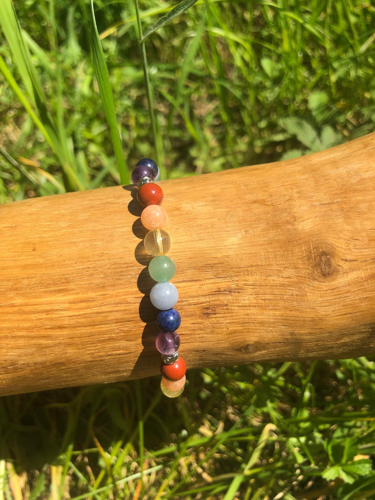 Bijoux ésotérique - bracelet pierres naturelles - chakras équilibre - kyvoitou 📿
