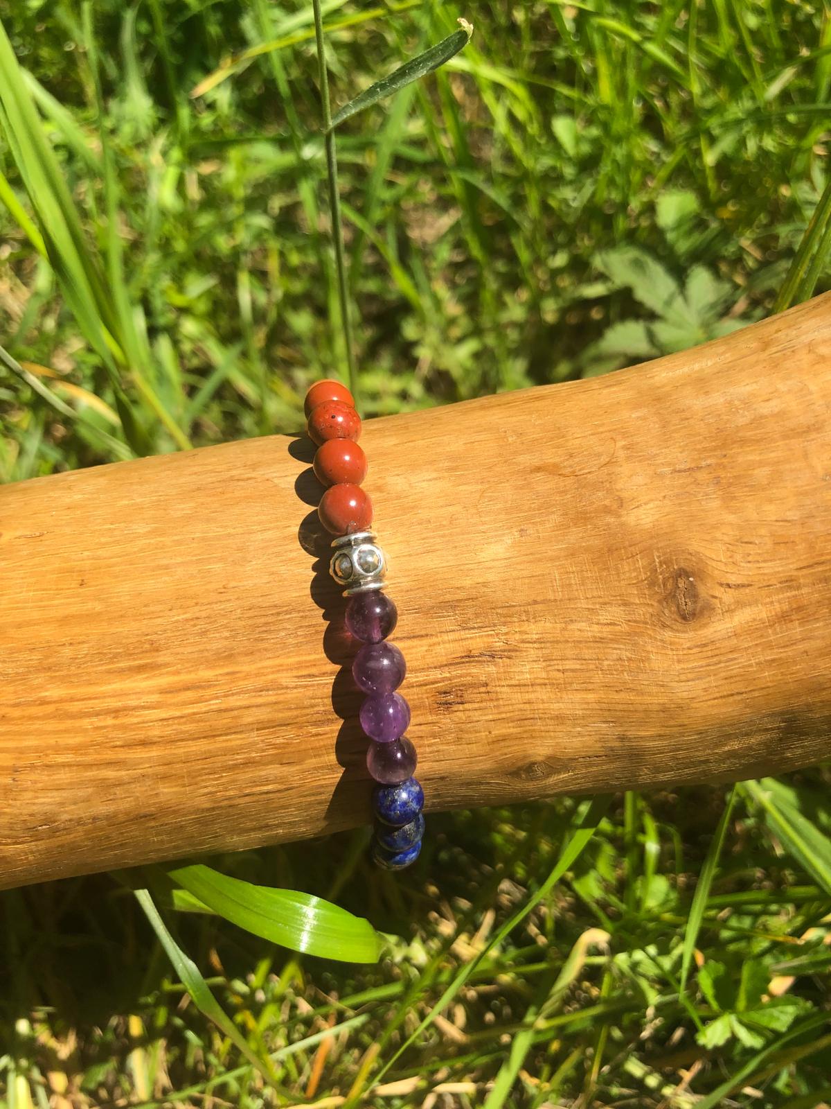 Bijoux ésotérique - bracelet pierres naturelles - chakras harmonie - kyvoitou 📿