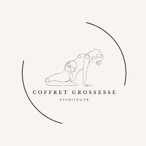 Coffret ésotérique - grossesse - bois naturel gravé - kyvoitou 🤰