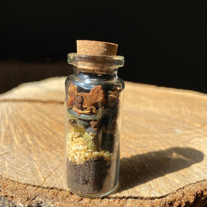 Magic vial - anchoring - natural stones - plants - kyvoitou 🌳