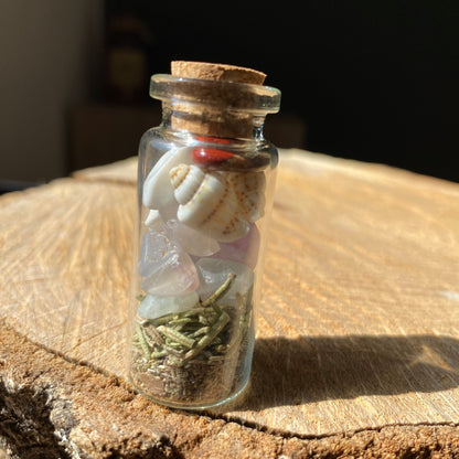 Magic vial - exams - natural stones - plants - kyvoitou 👔