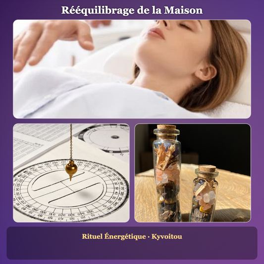 Lot Rééquilibrage de son énergies et nettoyage énergétique de la maison - Kyvoitou