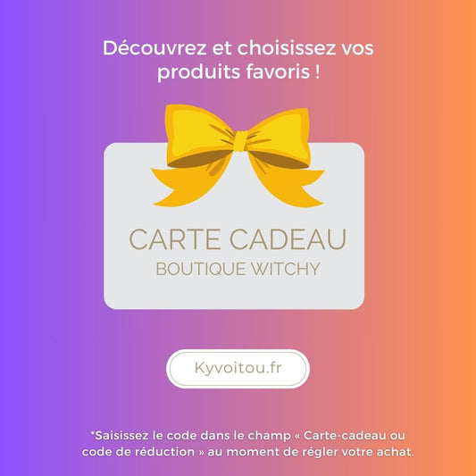 Carte cadeau boutique kyvoitou 🎁